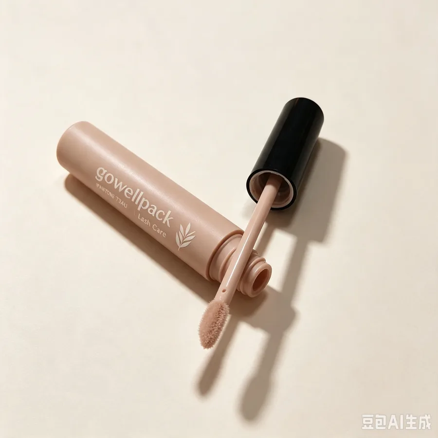 Matte Nude Lash Care Tube with Flocked Applicator